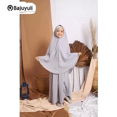 Gamis Anak Warna Navy Santri Umur 11 Tahun