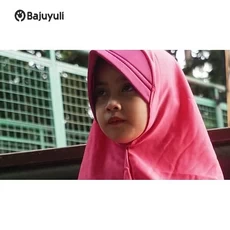 Gamis Hitam Anak Perempuan Syari Umur 12 Tahun