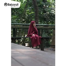 Gamis Hitam Anak SMP ABG
