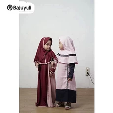 Gamis Polos Anak Warna Putih Terbaru 2023