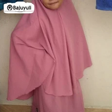 Gamis Anak Hijau Botol Pesantren Umur 9 Tahun