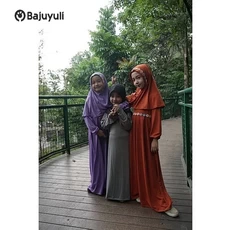 Baju Gamis Hitam Anak TPA Reseller