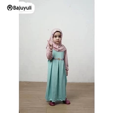 Gamis Hitam Anak Santri Umur 13 Tahun