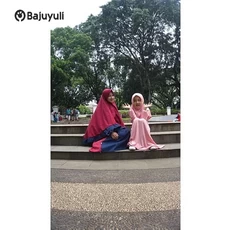 Jilbab Anak Syari Ngaji Umur 7 Tahun