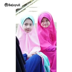 Gamis Putih Anak Rabbani Niqab Umur 9 Tahun