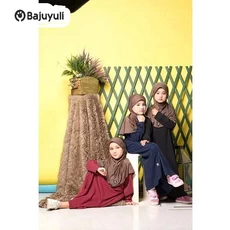 Gamis Ibu Dan Anak Rabbani Polos Umur 9 Tahun