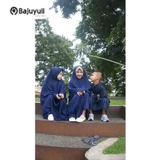 Gamis Jeans Anak Perempuan Warna Hitam Umur 11 Tahun