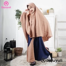 Gamis Anak Bahan Wolfis Warna Hitam Dropship
