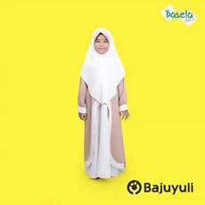 Gamis Putih Anak Rabbani Ngaji Umur 6 Tahun