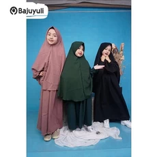 Gamis Anak Bahan Moscrepe Cadar Umur 5 Tahun