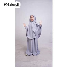 Gamis Anak Warna Navy SMP Umur 5 Tahun