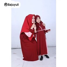 Gamis Hitam Anak Syari Umur 6 Tahun