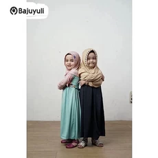 Jual Baju Muslim Anak Perempuan Lucu Lebaran Remaja