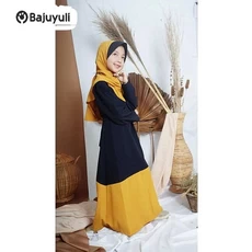 Gamis Anak Warna Putih Cadar Terbaru