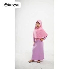 Gamis Jeans Anak Perempuan Niqab Grosir