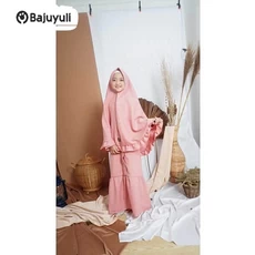 Gamis Hitam Anak Lebaran Reseller