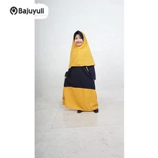 Jual Baju Muslim Anak Perempuan Lucu Warna Hitam Reseller