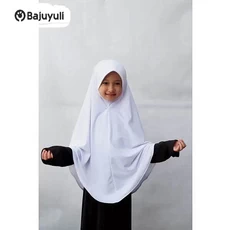 Gamis Putih Anak Perempuan Niqab Reseller