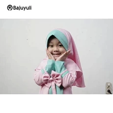 Gamis Toyobo Anak Warna Putih Umur 6 Tahun