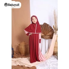 Gamis Anak Bahan Moscrepe Ngaji Umur 12 Tahun