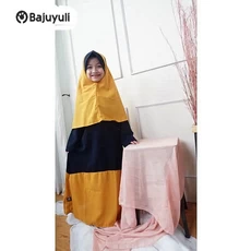 Gamis Anak Warna Hijau Botol Seragam Remaja