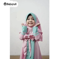 Jilbab Anak Syari MTS Umur 11 Tahun