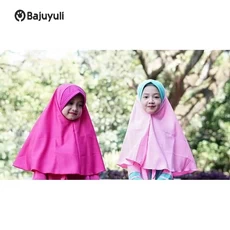 Gamis Anak Kombinasi 2 Warna Niqab ABG