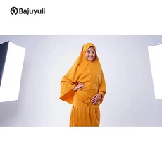 Gamis Hitam Anak Perempuan Warna Hitam Umur 5 Tahun