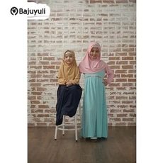 Gamis Jeans Anak Perempuan Warna Hitam Umur 7 Tahun