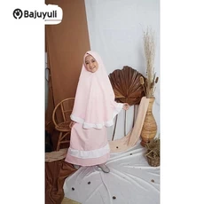 Gamis Anak Bahan Moscrepe Lebaran Umur 8 Tahun