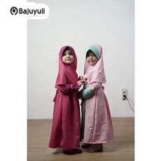 Gamis Jeans Anak Perempuan Warna Putih Terbaru 2023