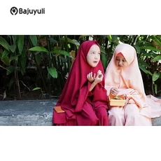 Jual Baju Muslim Anak Perempuan Lucu Polos Tanggung