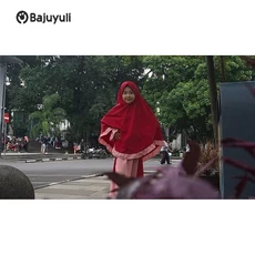 Gamis Anak Putih Niqab Anak Tanggung