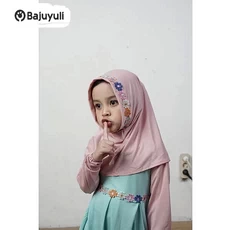 Jual Baju Muslim Anak Perempuan Lucu Santri Tanggung