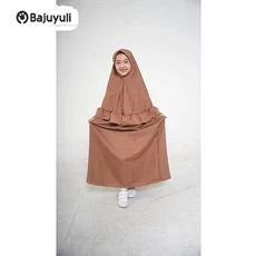 Gamis Putih Anak Perempuan MTS Ecer
