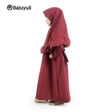 Gamis Anak Warna Hitam Umur 12 Tahun