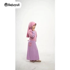 Gamis Anak Bahan Moscrepe Lebaran Ecer