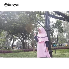 Gamis Susun Anak Niqab Umur 7 Tahun