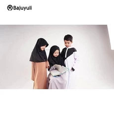 Gamis Putih Anak Rabbani Warna Putih Umur 6 Tahun