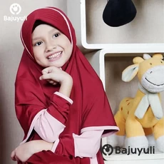 Gamis Anak Warna Putih Polos Remaja