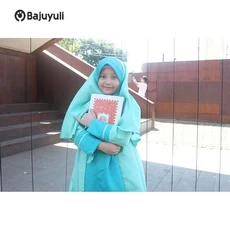 Baju Muslim Anak Putih Polos Umur 5 Tahun