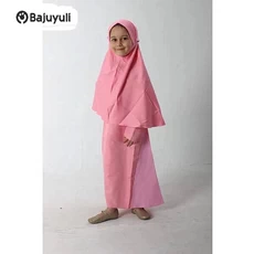 Gamis Putih Anak Perempuan MTS Umur 11 Tahun
