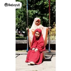 Gamis Anak Kombinasi 2 Warna TPA Remaja