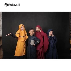 Gamis Anak Kombinasi 2 Warna TPQ Reseller