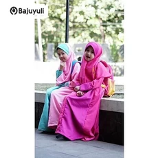 Gamis Anak Warna Putih Seragam Umur 6 Tahun