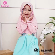 Jilbab Anak Syari Niqab Umur 7 Tahun