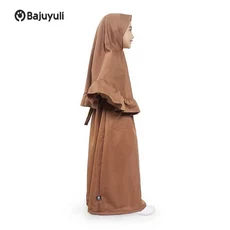 Gamis Anak Bahan Wolfis Lebaran Umur 9 Tahun
