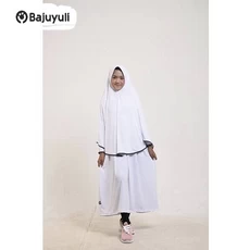 Gamis Anak Putih Murah TPA Ecer