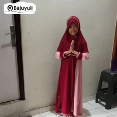 Jual Baju Muslim Anak Perempuan Lucu TPA Umur 8 Tahun