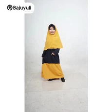 Gamis Anak Putih Pesantren Umur 6 Tahun